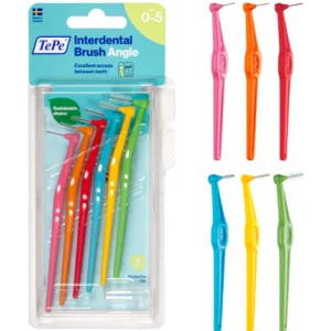 TEPE ANGLE™ INTERDENTAL BRUSHES MIXED PACK - 0.4-0.8 MM PACK 6 PCS