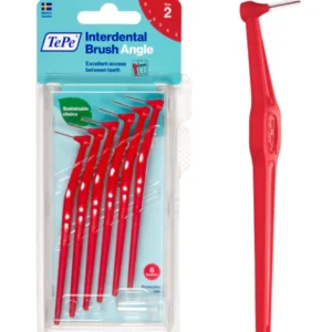 TEPE ANGLE™ INTERDENTAL BRUSHES RED - 0.5 MM PACK 6 PCS
