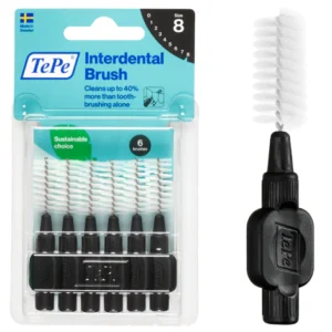 TEPE® INTERDENTAL BRUSHES ORIGINAL BLACK - 1.5 MM PACK 6 PCS