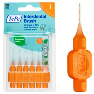 TEPE® INTERDENTAL BRUSHES ORIGINAL ORANGE - 0.45 MM PACK 6 PCS