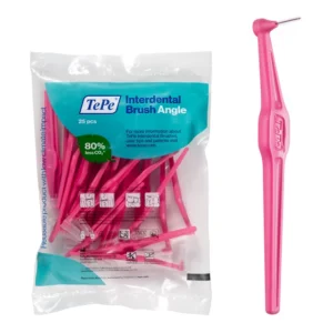 TEPE ANGLE™ INTERDENTAL BRUSHES PINK - 0.4 MM PACK 25 PCS