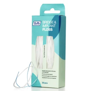 TEPE BRIDGE AND IMPLANT FLOSS