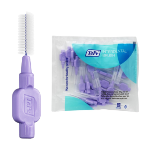 TEPE® INTERDENTAL BRUSHES EXTRA SOFT PURPLE - 1.1 MM PACK 25 PCS