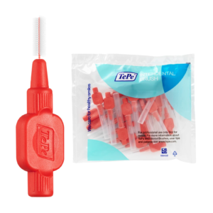 TEPE® INTERDENTAL BRUSHES EXTRA SOFT RED - 0.5 MM PACK 25 PCS