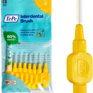 TEPE® INTERDENTAL BRUSHES ORIGINAL YELLOW - 0.7 MM PACK 8 PCS