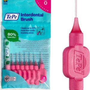 TEPE® INTERDENTAL BRUSHES ORIGINAL PINK - 0.4 MM PACK 8 PCS